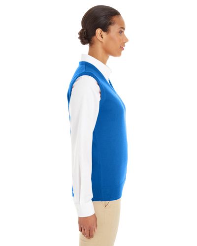 Harriton Ladies' Pilbloc™ V-Neck Sweater Vest image thumbnail