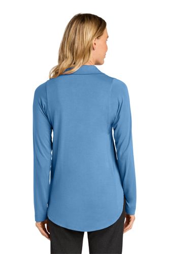 Port Authority Women’s Luxe Knit Button Tunic image thumbnail