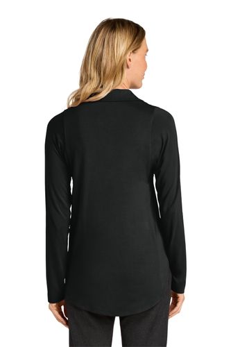 Port Authority Women’s Luxe Knit Button Tunic image thumbnail