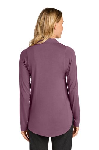 Port Authority Women’s Luxe Knit Button Tunic image thumbnail