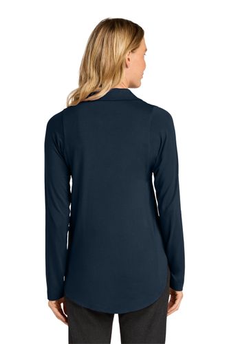 Port Authority Women’s Luxe Knit Button Tunic image thumbnail