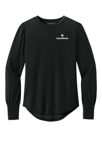 Mercer+Mettle Women’s Stretch Jersey Long Sleeve Blouson Top image thumbnail