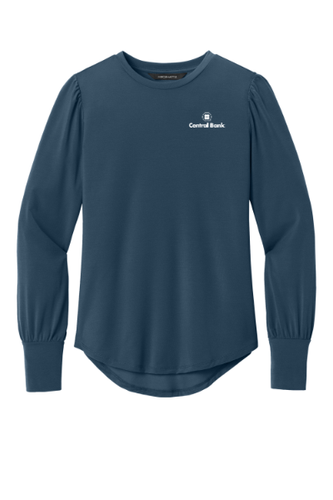 Mercer+Mettle Women’s Stretch Jersey Long Sleeve Blouson Top image thumbnail