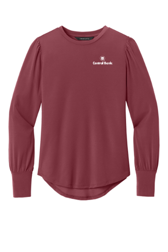 Mercer+Mettle Women’s Stretch Jersey Long Sleeve Blouson Top image thumbnail