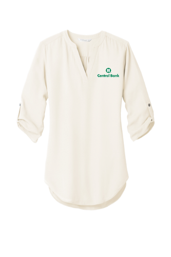 Port Authority Women's 3/4-Sleeve Tunic Blouse image thumbnail