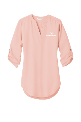 Port Authority Women's 3/4-Sleeve Tunic Blouse image thumbnail