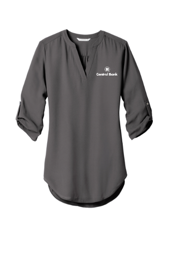 Port Authority Women's 3/4-Sleeve Tunic Blouse image thumbnail