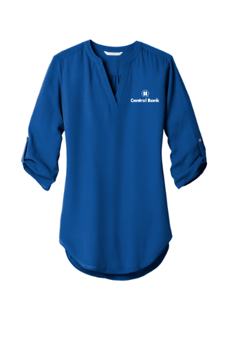 Port Authority Women's 3/4-Sleeve Tunic Blouse image thumbnail