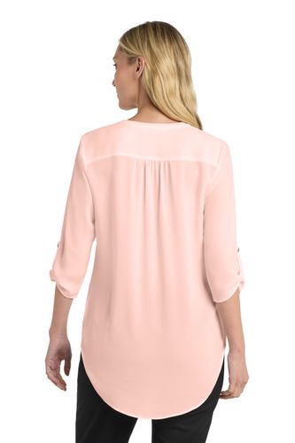 Port Authority Women's 3/4-Sleeve Tunic Blouse image thumbnail