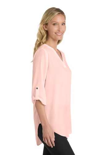 Port Authority Women's 3/4-Sleeve Tunic Blouse image thumbnail