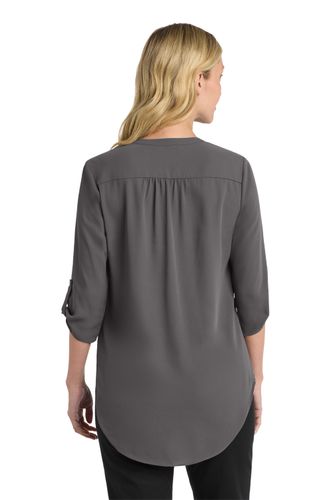 Port Authority Women's 3/4-Sleeve Tunic Blouse image thumbnail