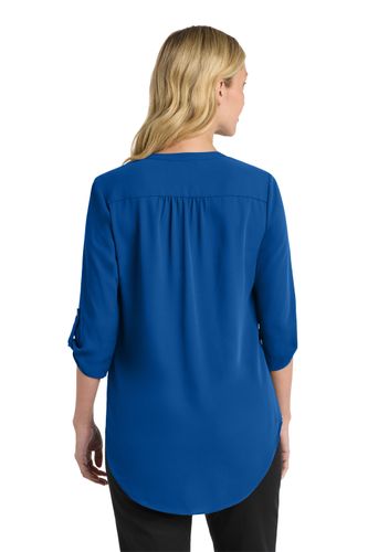 Port Authority Women's 3/4-Sleeve Tunic Blouse image thumbnail