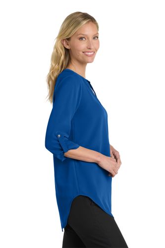 Port Authority Women's 3/4-Sleeve Tunic Blouse image thumbnail