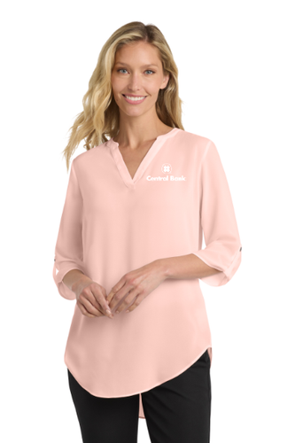 Port Authority Women's 3/4-Sleeve Tunic Blouse image thumbnail