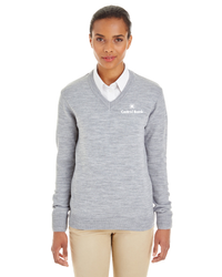Image of Harriton Ladies' Pilbloc™ V-Neck Sweater