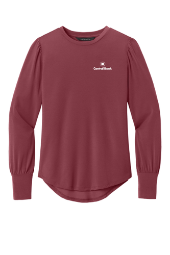 Mercer+Mettle Women’s Stretch Jersey Long Sleeve Blouson Top image thumbnail