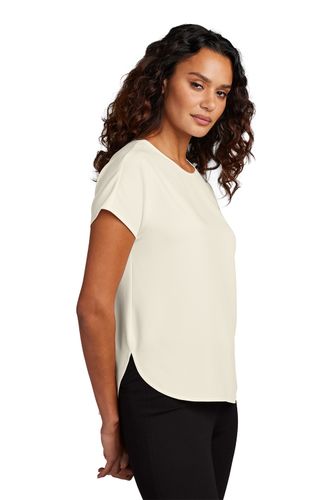 Mercer+Mettle Women's Stretch Crepe Crew image thumbnail