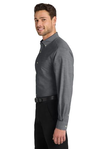  Port Authority Untucked Fit SuperPro Oxford Shirt image thumbnail