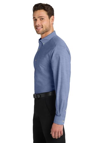  Port Authority Untucked Fit SuperPro Oxford Shirt image thumbnail
