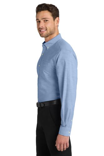  Port Authority Untucked Fit SuperPro Oxford Shirt image thumbnail