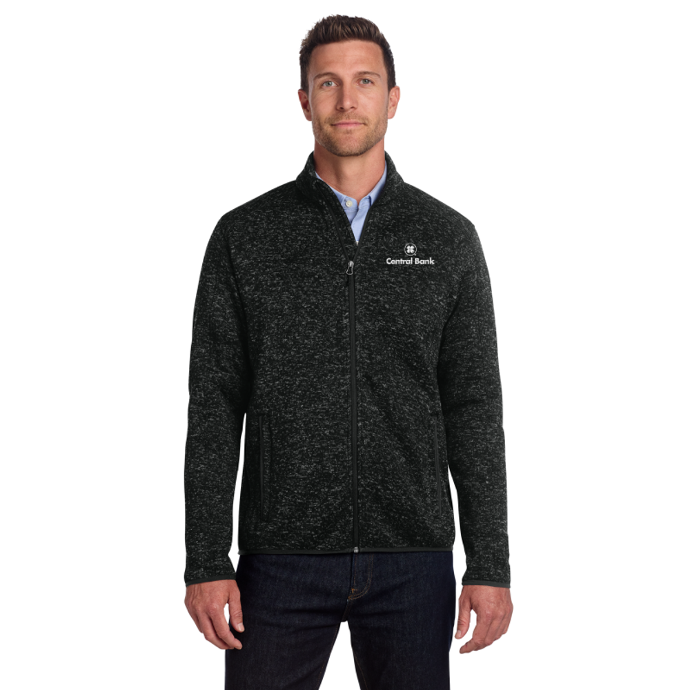 Port Authority® Sweater Fleece Jacket primary image
