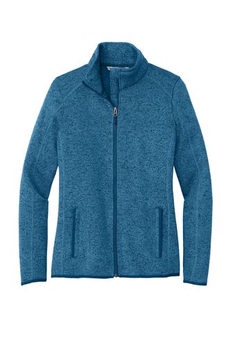 Port Authority® Women's Sweater Fleece Jacket image thumbnail