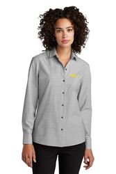 Image of Ladies Long Sleeve Stretch Woven Shirt