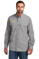Image of Carhartt Force Solid Long Sleeve Shirt