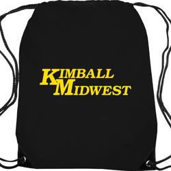 Image of Black Trim Drawstring Bags