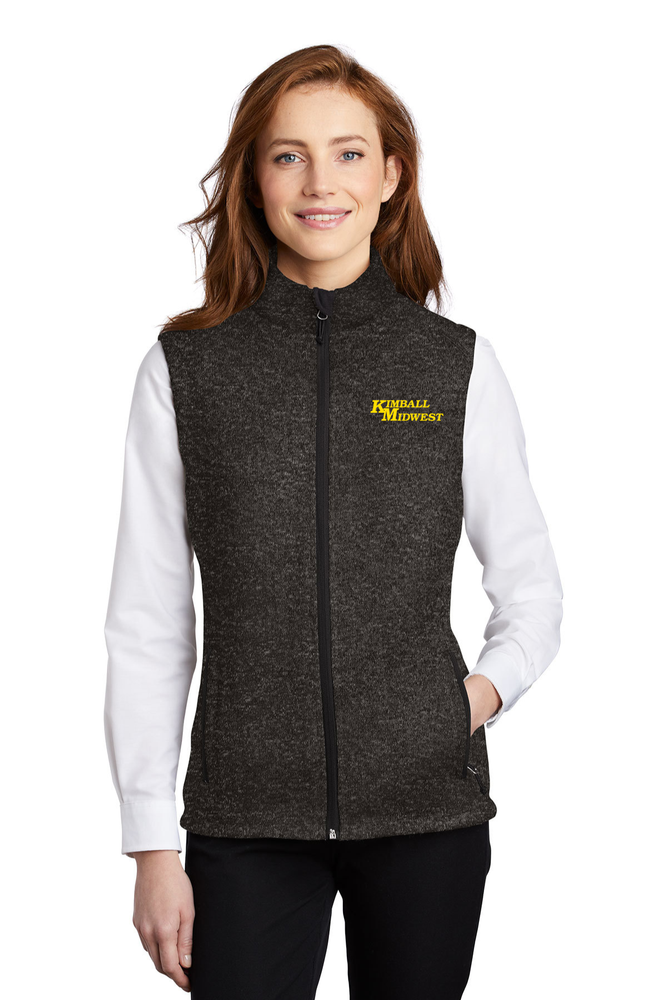 Port Authority Ladies Sweater Fleece Vest primary image
