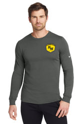 Image of Nike Dri-FIT Cotton/Poly Long Sleeve Tee