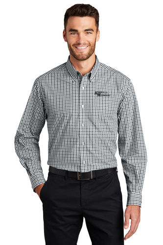Port Authority Long Sleeve Gingham Easy Care Shirt image thumbnail