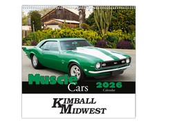 Image of 2026 Muscle Cars Wall Calendar