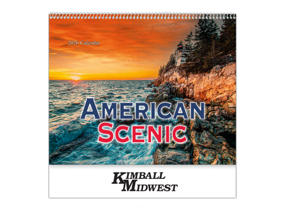 2026 American Scenic Wall Calendar primary image
