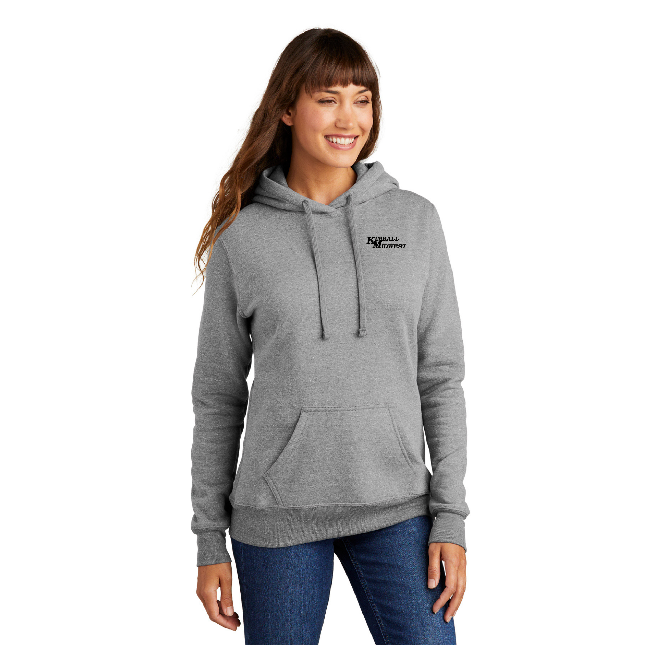 Image of Port & Co Women's Core Fleece Hooded Sweatshirt 