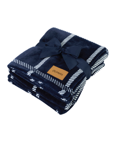 Navy Blue Lodge Blanket image thumbnail
