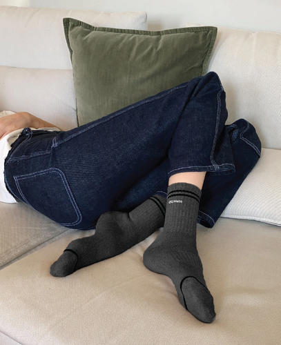 Charcoal Boyfriend Socks image thumbnail