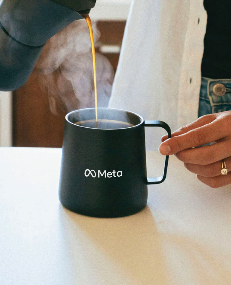 Image of 12 Oz Black Camper Mug