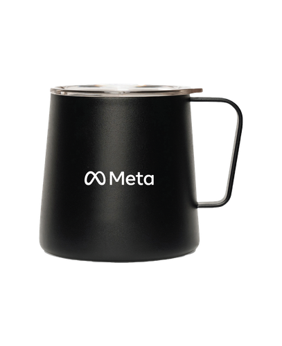 12 Oz Black Camper Mug image thumbnail