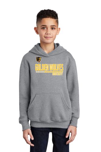 Port & Company® Youth Core Fleece Pullover Hooded Sweatshirt image thumbnail