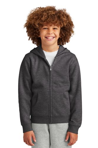 District® Youth V.I.T.™ Fleece Full-Zip Hoodie image thumbnail