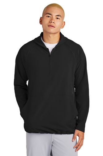 Sport-Tek® Repeat 1/2-Zip Long Sleeve Hooded Jacket image thumbnail