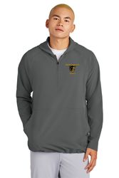 Image of Sport-Tek® Repeat 1/2-Zip Long Sleeve Hooded Jacket