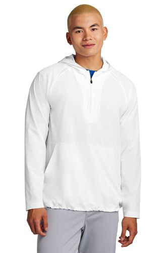 Sport-Tek® Repeat 1/2-Zip Long Sleeve Hooded Jacket image thumbnail