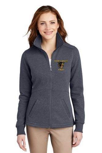 Port Authority® Ladies Slub Fleece Full-Zip Jacket image thumbnail