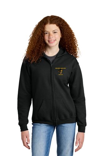 Gildan® Youth Heavy Blend™ Full-Zip Hooded Sweatshirt image thumbnail