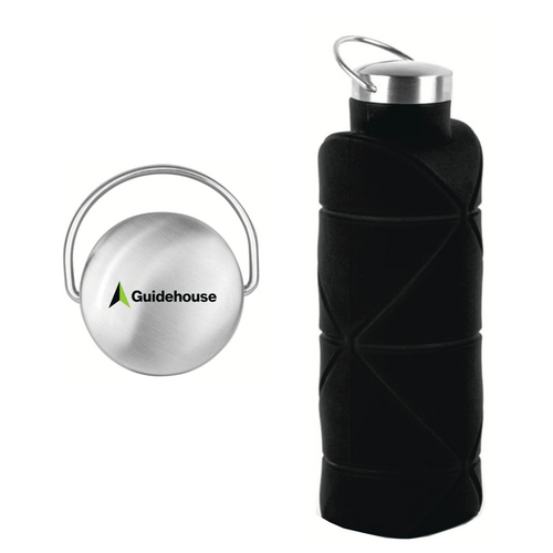 Origami 25oz. Silicone Water Bottle image thumbnail