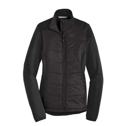 Port Authority Ladies Hybrid Soft Shell Jacket image thumbnail