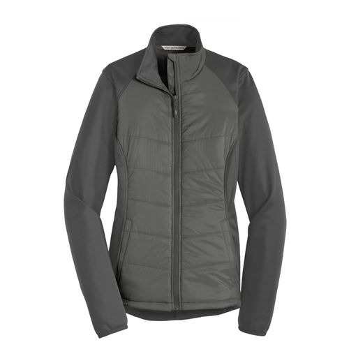 Port Authority Ladies Hybrid Soft Shell Jacket image thumbnail