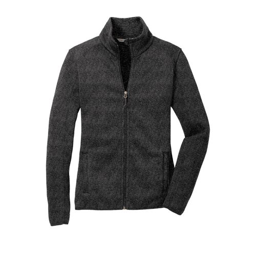 Port Authority Ladies Sweater Fleece Jacket image thumbnail